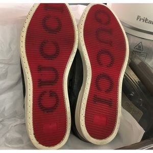 Gucci mens sneaks... worn once. Size 10  bought new box for them.
